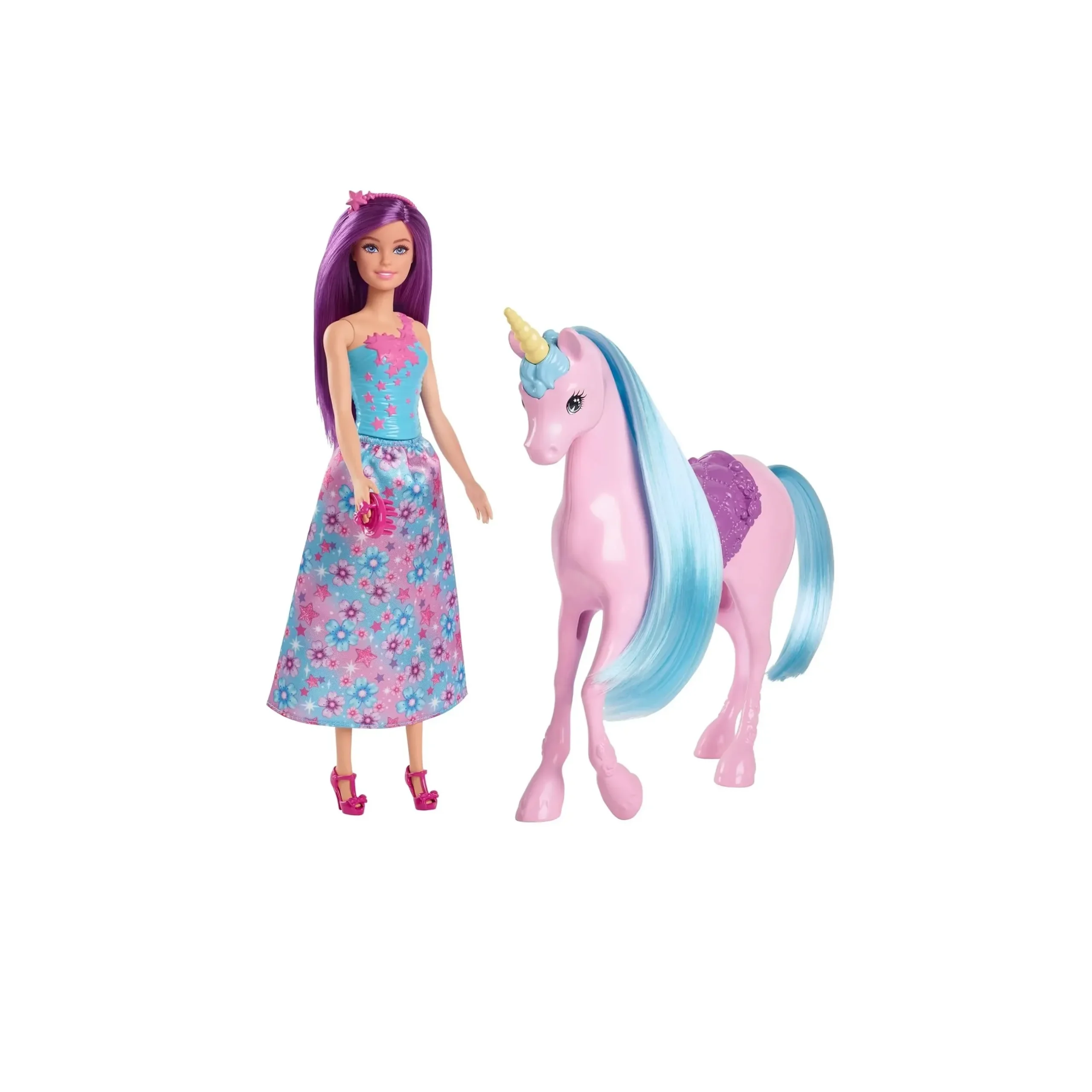 HYT62 Barbie Doll and Unicorn - Image 1