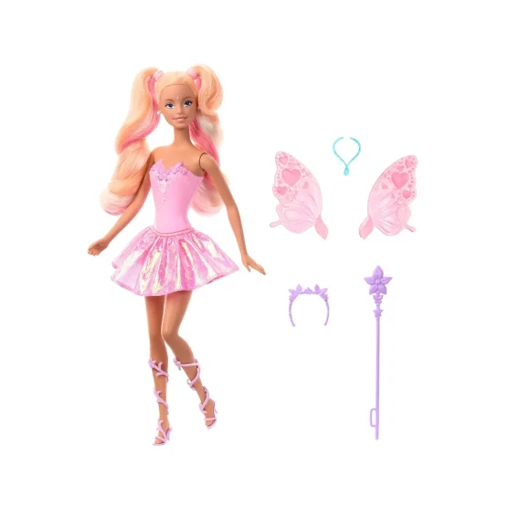 Barbie Fantasy Fairy Doll With Color-Change Wings And Outfit - Image 5