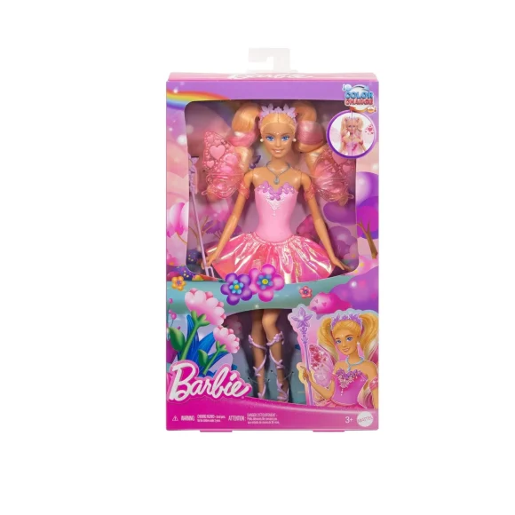 Barbie Fantasy Fairy Doll With Color-Change Wings And Outfit - Image 6