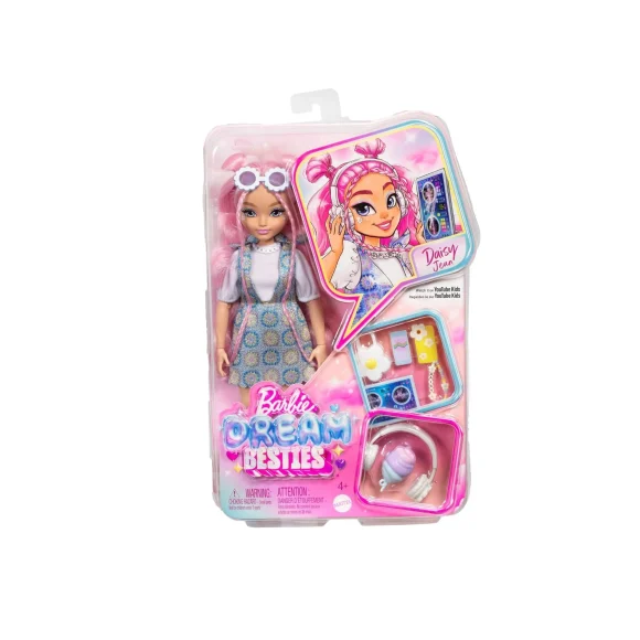 Barbie Dream Besties Daisy Jean Fashion Doll With 9 DJ & Music Themed Accessories - Image 6