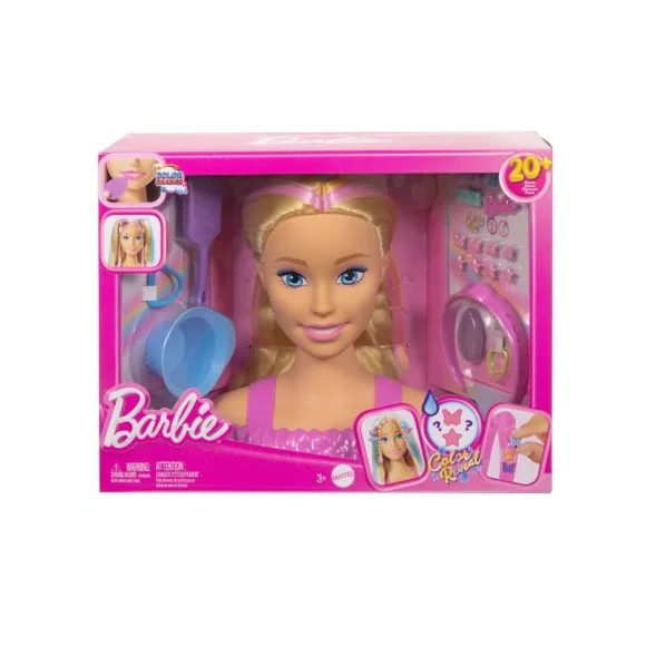 Barbie Doll Styling Head, Blonde Hair With 20+ Hair Styling Accessories - Image 4