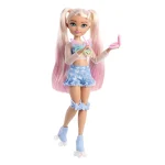 Barbie Dream Besties “Malibu” Roller Skating Fashion Doll With 9 Makeup Themed Accessories - Image 3