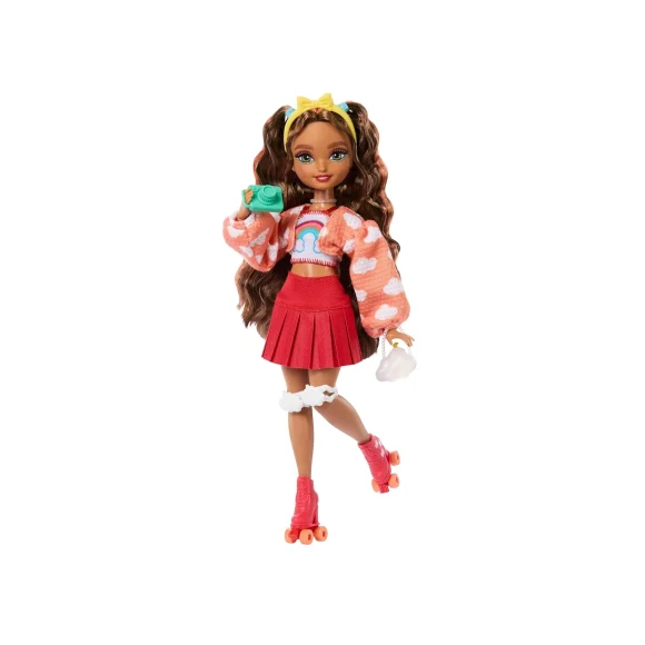 Barbie Dream Besties Teresa Roller Skating Fashion Doll With 9 Video Game Themed Accessories - Image 5