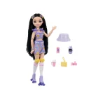 Barbie Dream Besties Renee Roller Skating Fashion Doll With 12 Video & Food Themed Accessories