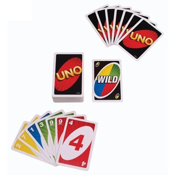 Mattel UNO Classic Colour & Number Matching Card Game - 112 Cards W2087 - Image 2