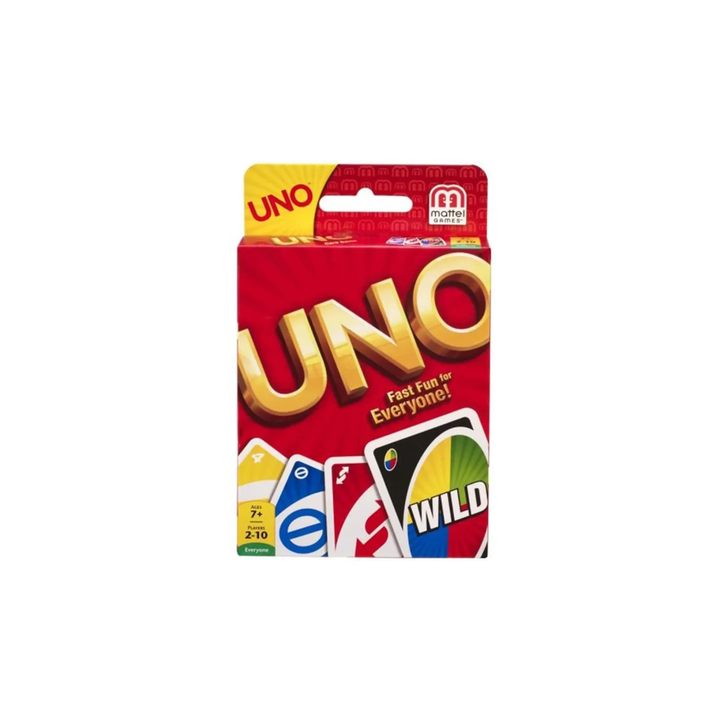 W2087 Mattel UNO Classic Colour & Number Matching Card Game - 112 Cards W2087 - Image 1