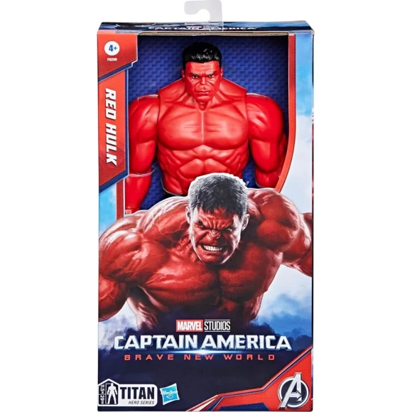Hasbro Marvel Studios Captain America Brave New World, 12" Deluxe Red Hulk Action Figure F9299 - Image 2