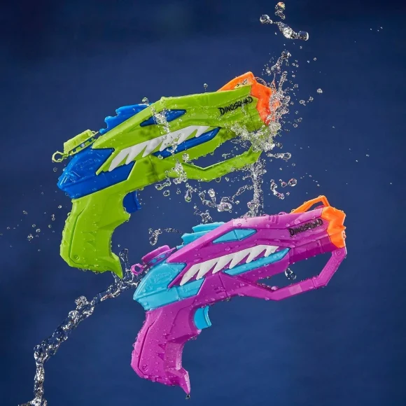 Hasbro Nerf Dinosquad Super Soaker Raptor-Surge Dual Pack F8436 - Image 2