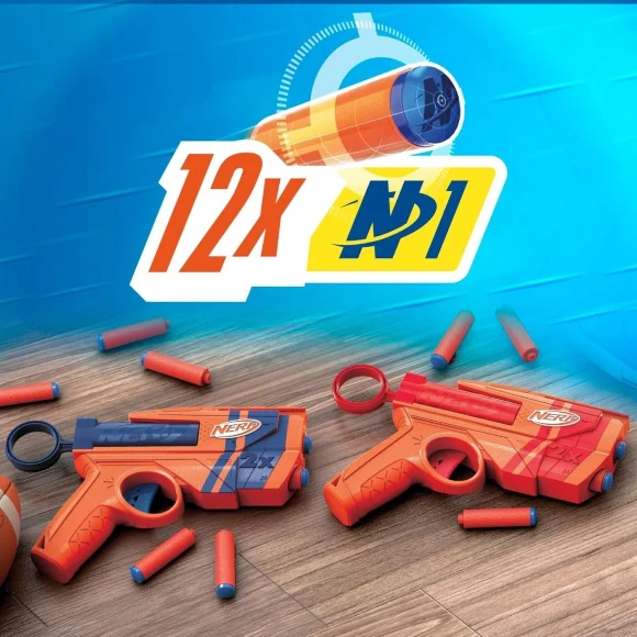 Hasbro Nerf N Series Duo Pack Dart Blasters and 12 N1 Darts G1492 - Image 2