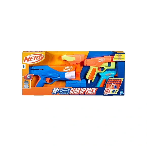 Hasbro Nerf N Series Gear Up Pack, 3x Blasters, 18 Nerf N1 Darts F8633 - Image 3