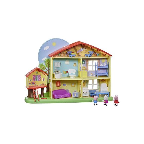 Peppa Pig Peppa’s Adventures Peppa's Playtime to Bedtime House Preschool Toy f2188 - Image 3