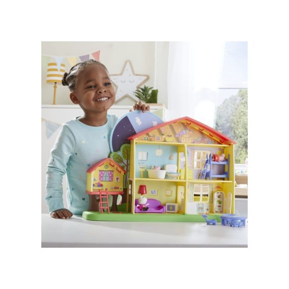 Peppa Pig Peppa’s Adventures Peppa's Playtime to Bedtime House Preschool Toy f2188 - Image 2