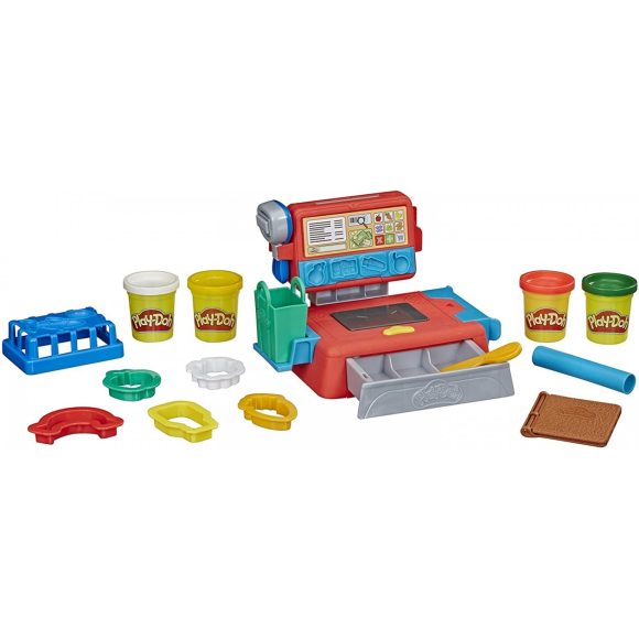 Play-Doh Cash Register Toy with 4 Non-Toxic Play-Doh Colors E6890 - Image 2