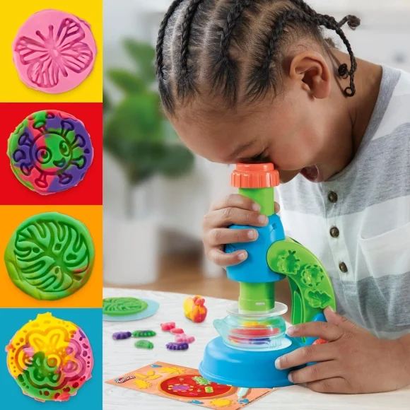Hasbro Play-Doh Light & Look Microscope Playset G0494 - Image 2