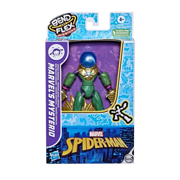 Hasbro Marvel Spider-Man Bend and Flex Missions Marvel’s Mysterio Space Mission Figure F3846 - Image 2