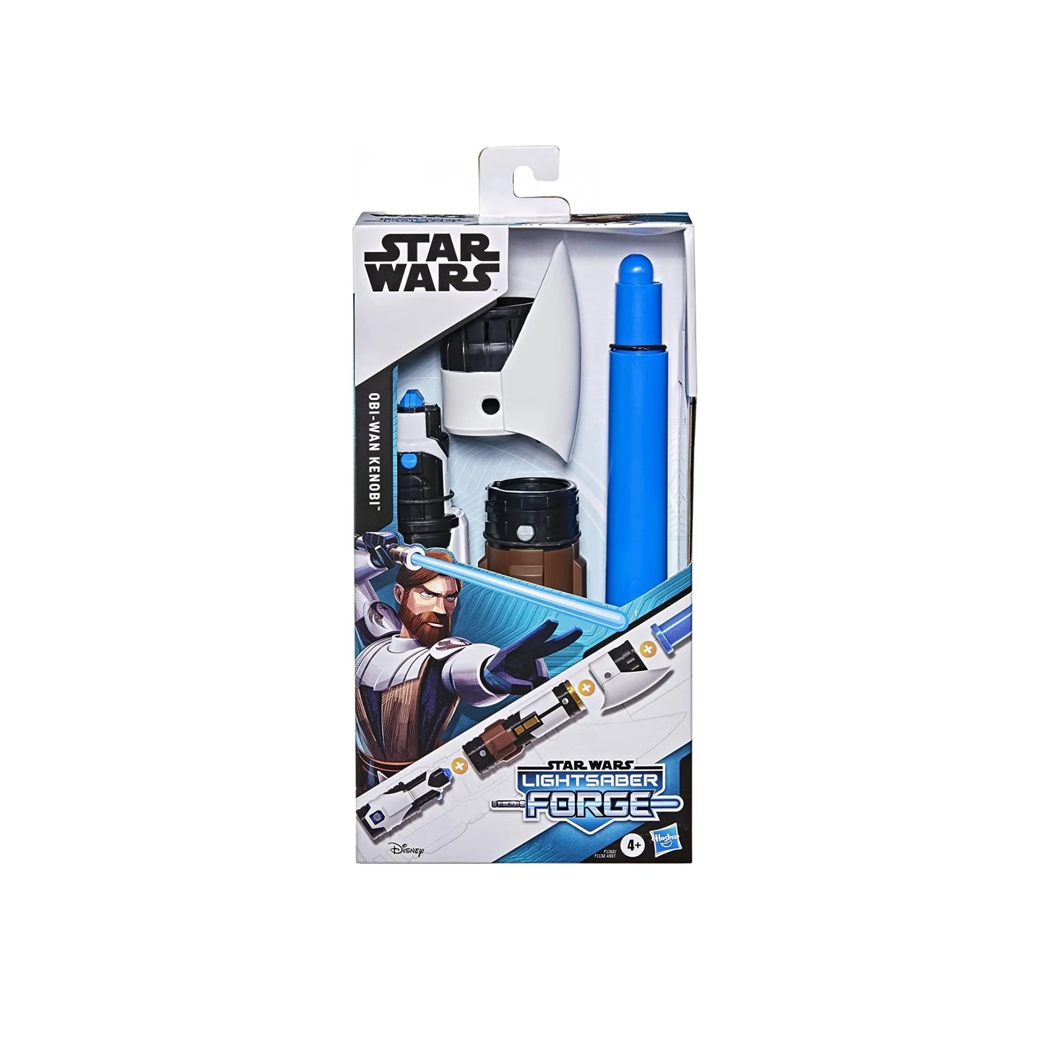 star-wars-lightsaber-forge-obi-wan-kenobi-extendable-blue Star Wars Lightsaber Forge Obi-Wan Kenobi Extendable Blue Lightsaber F1162 - Image 1