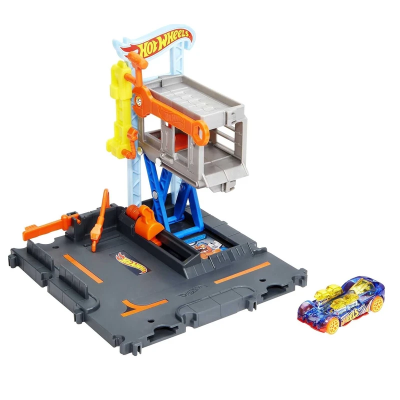 HDR24 - HDR25 1 Hot Wheels City Downtown Repair Station Playset with 1 Car HDR25 - Image 1