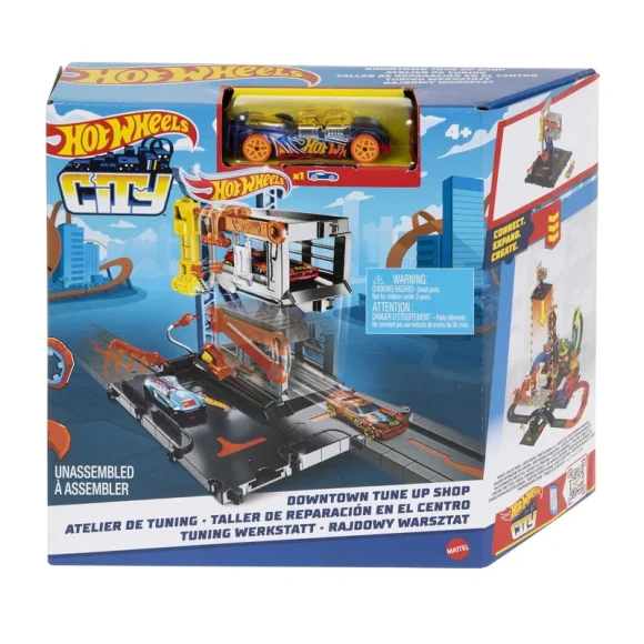 Hot Wheels City Downtown Repair Station Playset with 1 Car HDR25 - Image 2