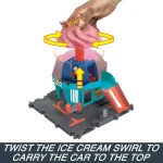 Hot Wheels City Downtown Ice Cream Swirl Playset from the series “Let’s Race” HTN77 - Image 2