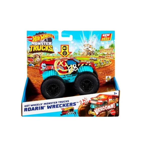 Hot Wheels Monster Trucks Roarin' Wreckers HDX66 - Image 2