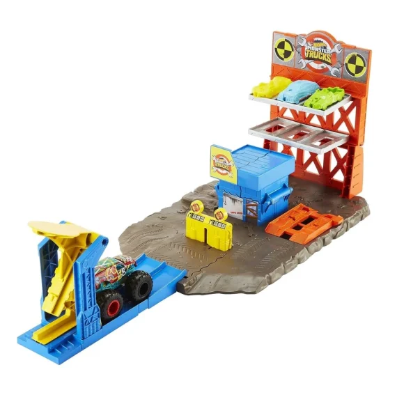 Hot Wheels Monster Trucks Blast Station Playset HFB12 - Image 4