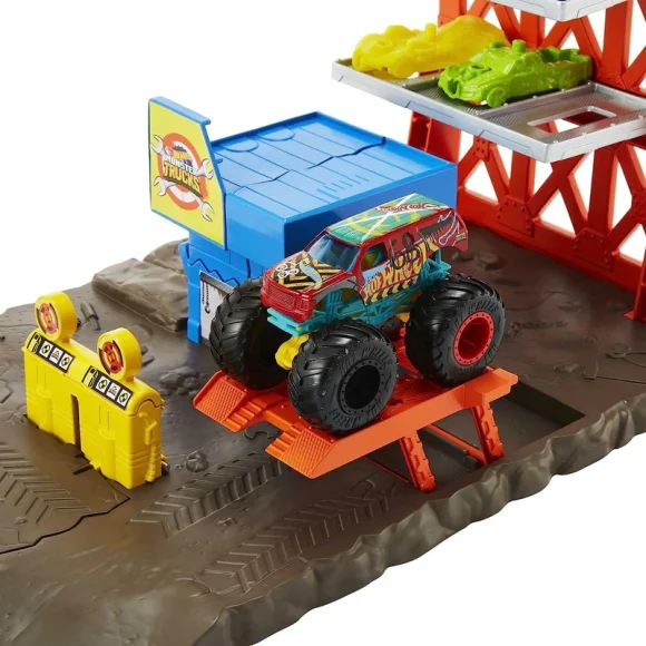 Hot Wheels Monster Trucks Blast Station Playset HFB12 - Image 3