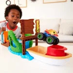 Hot Wheels Monster Trucks Color Shifters Play Set Track for Water Color Changing Toy Cars HGV14 - Image 3
