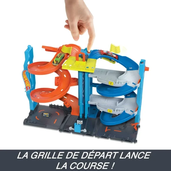 Hot Wheels City Transforming Race Tower Playset, HKX43 - Image 4